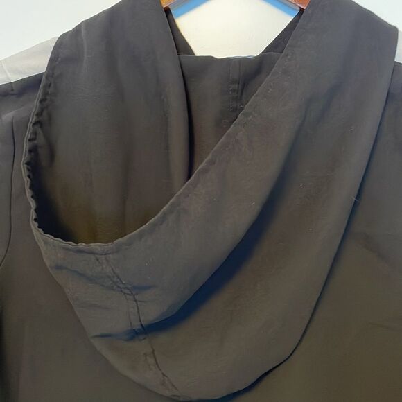 Monteau Thin Black and White Bomber Size Small - Picture 7 of 7